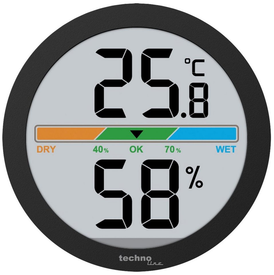 technoline WS 9418 Wetterstation (Thermo-Hygrometer mit Raumkomfortanzeige) von technoline