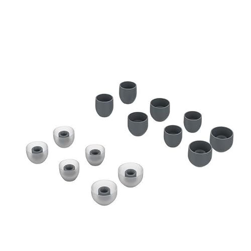 7 Paar Ersatz Ohrstöpsel für Sony WF-1000XM3 / WF-1000XM4, 4 Größen Silikon Ohrstöpsel In-Ear Kopfhörer (Grau) von tecinity