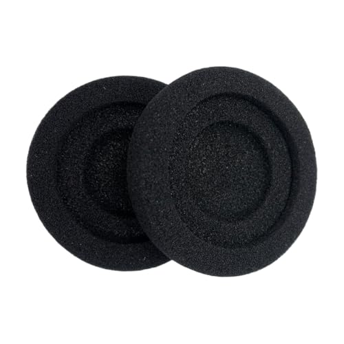 Ersatz Ohrpolster für Jabra Evolve 20/20SE/30/30II/40/65/65+ Kopfhörer, Ersatzpolster für Jabra Evolve 65UC 65MS/40UC 40MS/ 30US 30MS 30II/20SE 20UC 20MS, Weicherem Schwamm（Schwarz） von tecinity