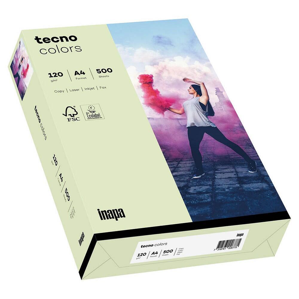 tecno Kopierpapier colors hellgrün DIN A4 120 g/qm - 250 Blatt von tecno