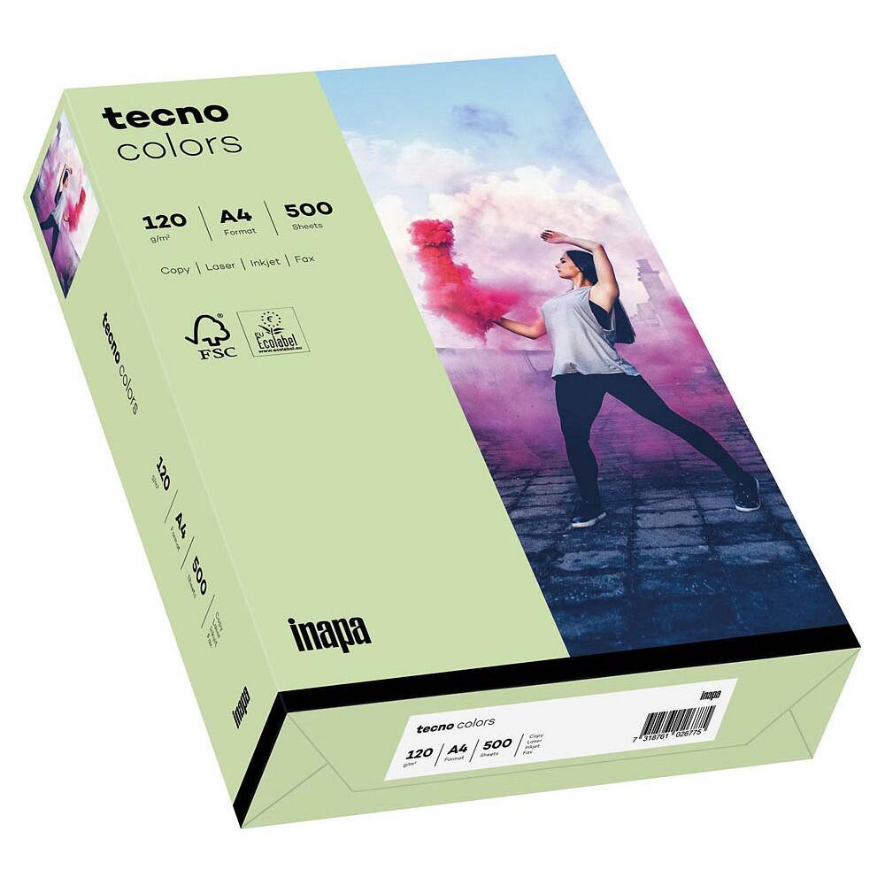 tecno Kopierpapier colors mittelgrün DIN A4 120 g/qm - 250 Blatt von tecno