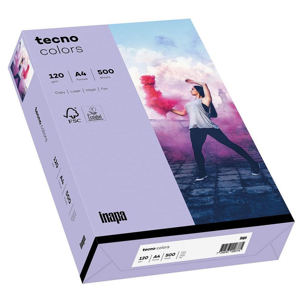 tecno Kopierpapier colors violett DIN A4 120 g/qm - 250 Blatt von tecno