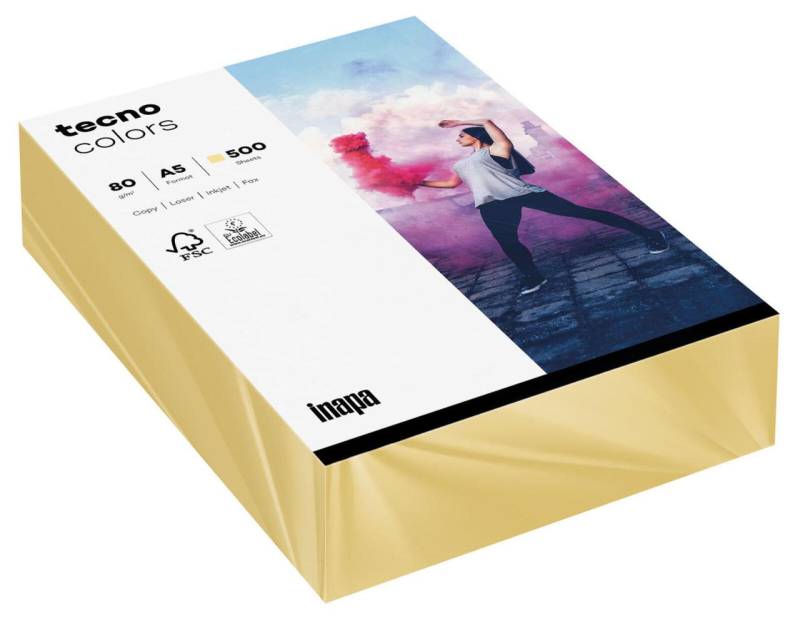 tecno Kopierpapier tecno Papier chamois A5, 80g DIN A5 80 g/m² von tecno