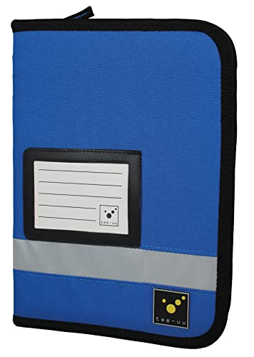 tee-uu TRIP Organizer Fahrtenbuchmappe mit Ringbuchmechanik DIN A5 Hochformat (blau) von tee-uu