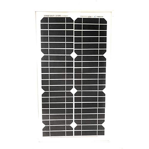 Solarpanel, Silikonzellen, 30 W, 12 V, Batterie von tempo di saldi