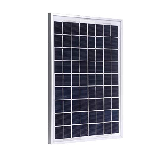 TEMPO DI SALDI 10 W Photovoltaik-Solarpanel mit Schraubzwinge von tempo di saldi