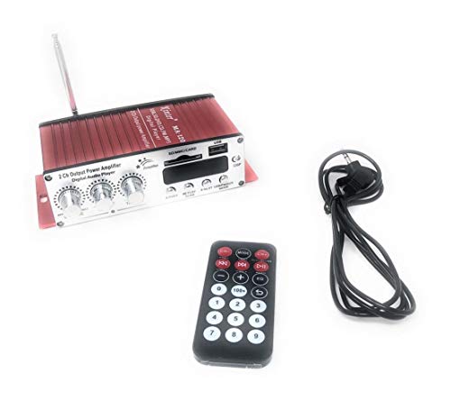 TEMPO DI SALDI Audio-Verstärker 2 Kanäle Stereo Eingang USB SD Card Reader mit Fernbedienung TEMPO DI SALDI Audio-Verstärker 2 Kanäle Stereo Eingang USB SD Card Reader mit Fernbedienung von tempo di saldi