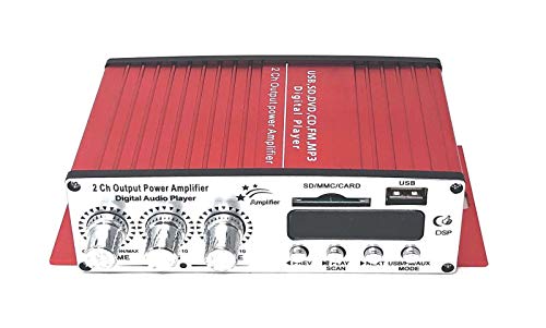 TEMPO DI SALDI Audio-Verstärker 2 Kanäle Stereo Eingang USB SD Card Reader mit Fernbedienung TEMPO DI SALDI Audio-Verstärker 2 Kanäle Stereo Eingang USB SD Card Reader mit Fernbedienung von tempo di saldi