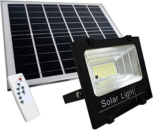 TEMPO DI SALDI LED-Scheinwerfer mit 100 W, SMD weißes Licht mit Solarpanel, Sensor und Fernbedienung von tempo di saldi