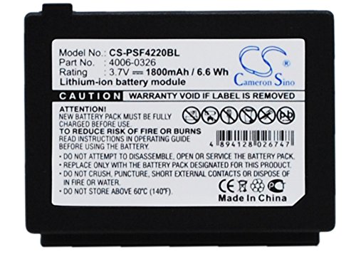 95A201001 Ersatzakku, 1800mAh / 6.66Wh Ersatzbatterie kompatibel mit Datalogic 4220, C45, Falcon 4220, Falcon 4223 von tengsintay