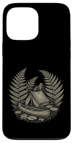 Botanical Farn Kanu Hülle für iPhone 13 Pro Max Botanical Farn Kanu Hülle für iPhone 13 Pro Max von tent nature campfire outdoor adventure wilderness