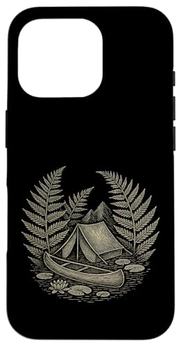 Botanical Farn Kanu Hülle für iPhone 16 Pro Botanical Farn Kanu Hülle für iPhone 16 Pro von tent nature campfire outdoor adventure wilderness