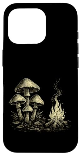 Botanisches Pilzlager Hülle für iPhone 16 Pro Botanisches Pilzlager Hülle für iPhone 16 Pro von tent nature campfire outdoor adventure wilderness