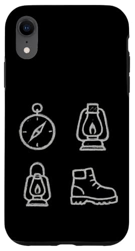 Chalk Camp-Symbole Hülle für iPhone XR Chalk Camp-Symbole Hülle für iPhone XR von tent nature campfire outdoor adventure wilderness