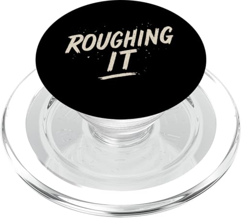 Es rauhen PopSockets PopGrip für MagSafe von tent nature campfire outdoor adventure wilderness