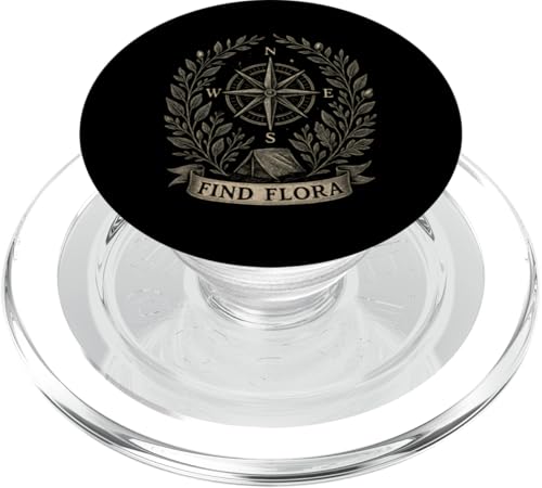 Find Flora Botanischer Kompass PopSockets PopGrip für MagSafe Find Flora Botanischer Kompass PopSockets PopGrip für MagSafe von tent nature campfire outdoor adventure wilderness