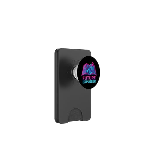 Future Explorer Isometrisch PopSockets PopWallet für MagSafe von tent nature campfire outdoor adventure wilderness
