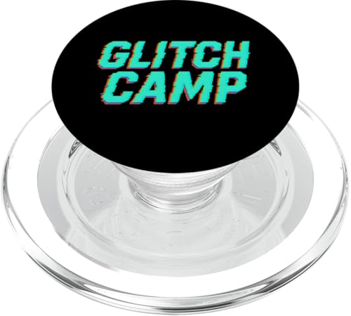 Glitch Camp PopSockets PopGrip für MagSafe Glitch Camp PopSockets PopGrip für MagSafe von tent nature campfire outdoor adventure wilderness