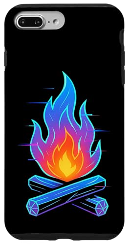 Glitch Lagerfeuer Holo Hülle für iPhone 7 Plus/8 Plus Glitch Lagerfeuer Holo Hülle für iPhone 7 Plus/8 Plus von tent nature campfire outdoor adventure wilderness