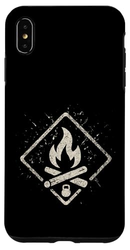 Grunge Lagerfeuer Abzeichen Hülle für iPhone XS Max Grunge Lagerfeuer Abzeichen Hülle für iPhone XS Max von tent nature campfire outdoor adventure wilderness