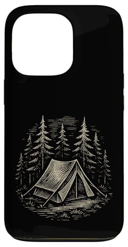 Holzschnitt-Zelt Waldszene Hülle für iPhone 13 Pro Holzschnitt-Zelt Waldszene Hülle für iPhone 13 Pro von tent nature campfire outdoor adventure wilderness