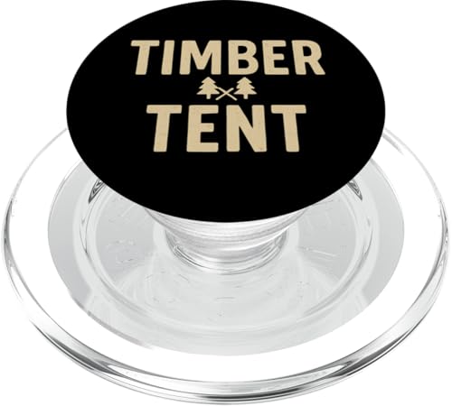 Holzzelt PopSockets PopGrip für MagSafe von tent nature campfire outdoor adventure wilderness