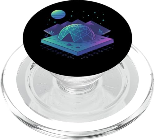 Isometrische Space Camp Pod PopSockets PopGrip für MagSafe Isometrische Space Camp Pod PopSockets PopGrip für MagSafe von tent nature campfire outdoor adventure wilderness