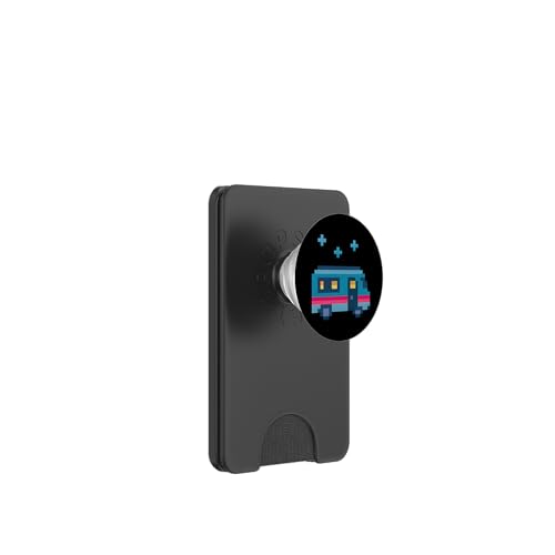 Pixel Camper Van Stars PopSockets PopWallet für MagSafe von tent nature campfire outdoor adventure wilderness