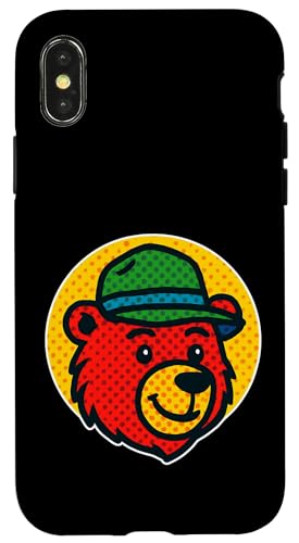 Pop Art Bär Camper Hülle für iPhone X/XS Pop Art Bär Camper Hülle für iPhone X/XS von tent nature campfire outdoor adventure wilderness
