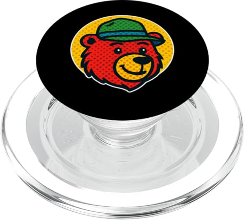 Pop Art Bär Camper PopSockets PopGrip für MagSafe Pop Art Bär Camper PopSockets PopGrip für MagSafe von tent nature campfire outdoor adventure wilderness