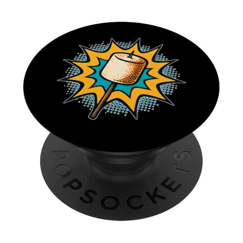 Pop-Art-Marshmallow Blast PopSockets Klebender PopGrip Pop-Art-Marshmallow Blast PopSockets Klebender PopGrip von tent nature campfire outdoor adventure wilderness