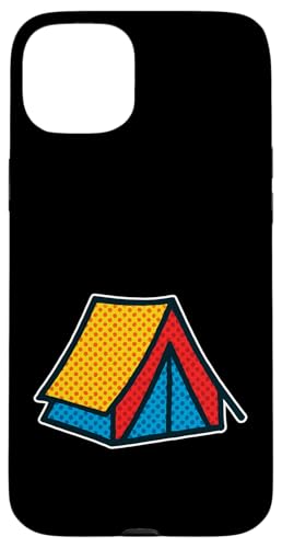 Pop Art Zelt Dots Hülle für iPhone 15 Plus Pop Art Zelt Dots Hülle für iPhone 15 Plus von tent nature campfire outdoor adventure wilderness