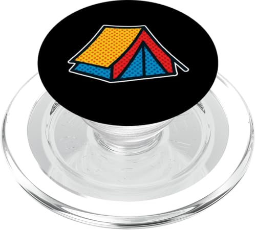 Pop Art Zelt Dots PopSockets PopGrip für MagSafe Pop Art Zelt Dots PopSockets PopGrip für MagSafe von tent nature campfire outdoor adventure wilderness