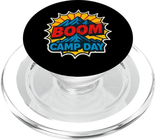 Pop-Art zum Boom Camp Day PopSockets PopGrip für MagSafe Pop-Art zum Boom Camp Day PopSockets PopGrip für MagSafe von tent nature campfire outdoor adventure wilderness