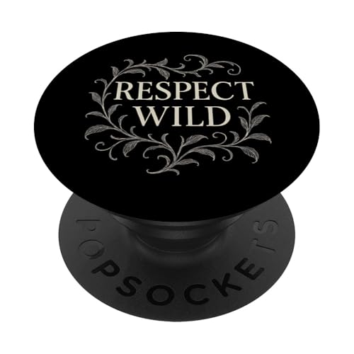 Respektiere Wild PopSockets Klebender PopGrip Respektiere Wild PopSockets Klebender PopGrip von tent nature campfire outdoor adventure wilderness