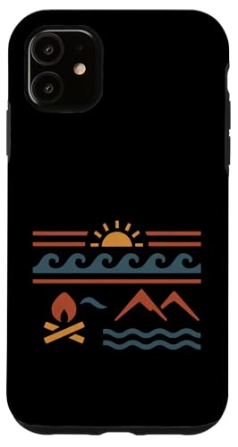 Tribal Sun Camp Muster Hülle für iPhone 11 Tribal Sun Camp Muster Hülle für iPhone 11 von tent nature campfire outdoor adventure wilderness