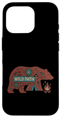 Wild Path Tribal Bär Hülle für iPhone 16 Pro Wild Path Tribal Bär Hülle für iPhone 16 Pro von tent nature campfire outdoor adventure wilderness