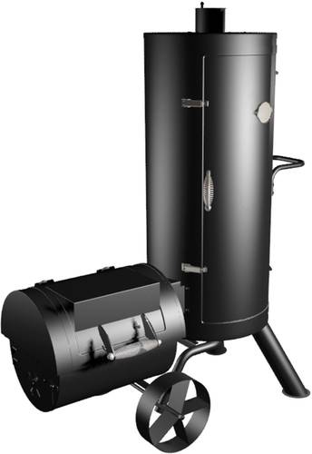 Tepro Garten Fairfax Holzkohle Smoker Schwarz von tepro Garten