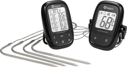 Tepro Garten Grillthermometer Schwarz von tepro Garten