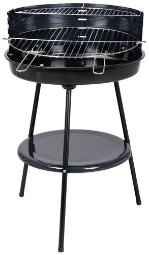 Tepro Garten Highland Rund Grill mit Windschutz Grill-Fläche (Durchmesser)=485mm Anthrazit/Schwarz von tepro Garten