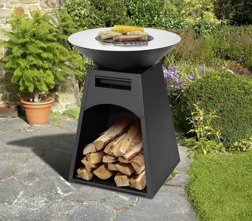 Tepro Garten Waco Holzkohle Säulengrill Grill-Fläche (Durchmesser)=600mm Schwarz von tepro Garten