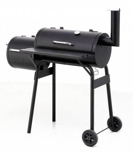 Tepro Garten Wichita Holzkohle Smoker Thermometer im Deckel Schwarz von tepro Garten