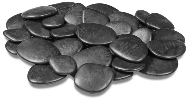 tera Dekosteine , Pebbles, , Größe S, schwarz von tera