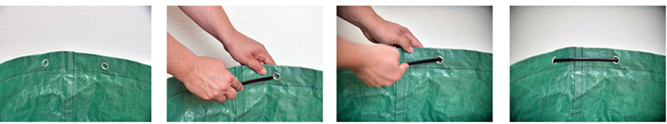 TerCasa Gartensack, 272 Liter, Polypropylen, grün, 2er Set TerCasa Gartensack, 272 Liter, Polypropylen, grün, 2er Set von tercasa