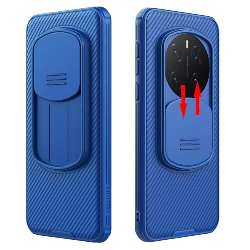 teroxa Honor Magic 7 Pro Hülle mit Kameraabdeckung, Ecken Airbag, stoßfest, schützende Schiebeabdeckung, Objektivschutzhülle, Magic7 Pro (Blau) von teroxa