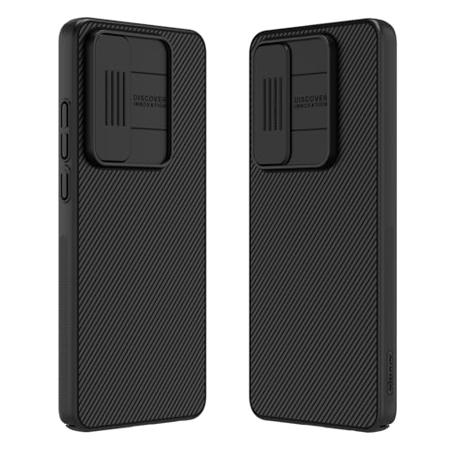 teroxa Hülle kompatibel mit Oneplus Nord CE4 Lite, Slide Cover Kameraobjektivschutz Slim Fit Hartschale für One Plus Nord CE 4 Lite (Schwarz) von teroxa