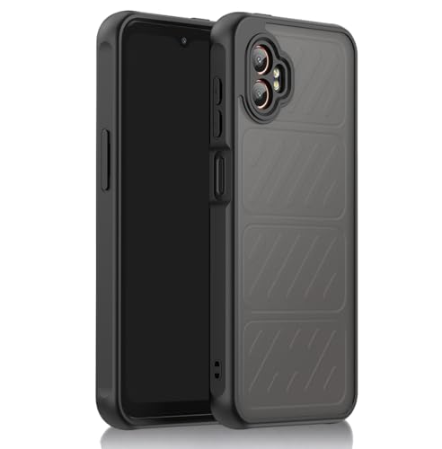 teroxa Kompatibel mit Samsung Galaxy Xcover 7 Pro Hülle, halbtransparentes Rückendesign, Ecken-Airbag-Schutz, weiche TPU-Stoßfängerabdeckung, Schwarz teroxa Kompatibel mit Samsung Galaxy Xcover 7 Pro Hülle, halbtransparentes Rückendesign, Ecken-Airbag-Schutz, weiche TPU-Stoßfängerabdeckung, Schwarz von teroxa