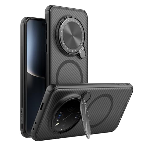 teroxa Schutzhülle für Honor Magic 7 Pro, Kameralinse, Sichtschutz, klappbarer Ständerhalter, TPU-Stoßstange, PC-Rückabdeckung, kompatibel mit MagSafe-Ecken, stoßfest (lichtdurchlässig) von teroxa