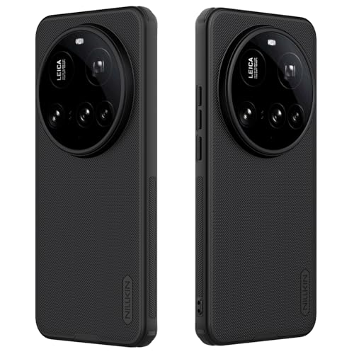 teroxa Schutzhülle für Xiaomi Mi 15 Ultra, schlanke Passform, gepunktet, matt, harte PC-Rückseite, weiche TPU-Stoßstange, Eckairbag, stoßfest (schwarz) von teroxa