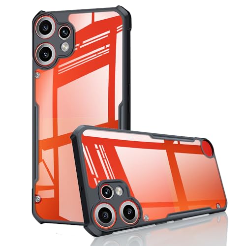 teroxa Schutzhülle kompatibel mit Nothing CMF Phone 2 Pro, transparentes Rückendesign, Ecken-Airbag-Schutz, weiche TPU-Stoßfängerabdeckung, Schwarz teroxa Schutzhülle kompatibel mit Nothing CMF Phone 2 Pro, transparentes Rückendesign, Ecken-Airbag-Schutz, weiche TPU-Stoßfängerabdeckung, Schwarz von teroxa